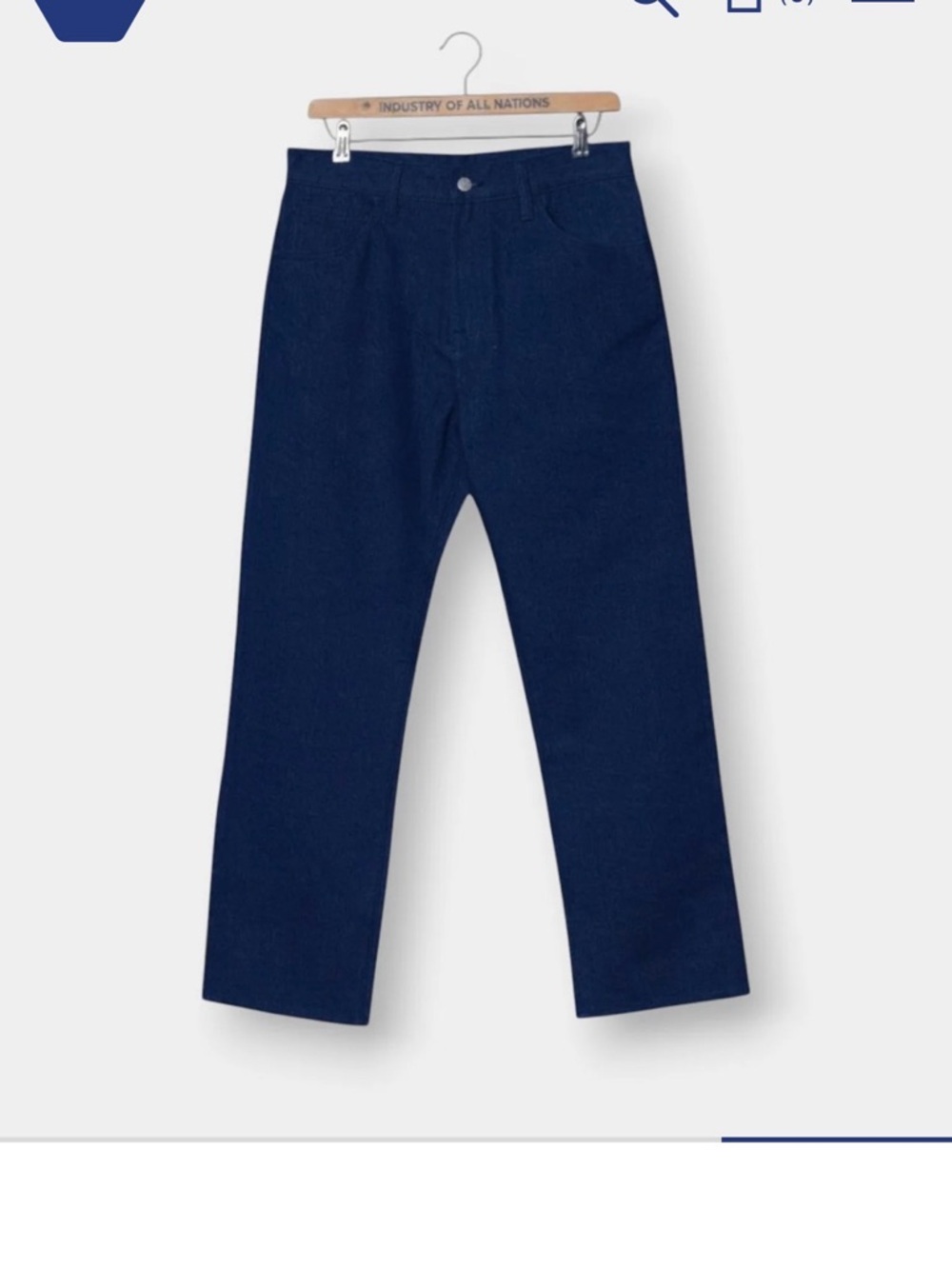 Industry of All Nations Men's Indigo Jeans